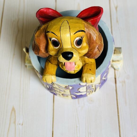 Jim Shore 2007 Walt Disney Traditions Lady And The Tramp Lovely Lady Enesco Dog - Picture 9 of 9